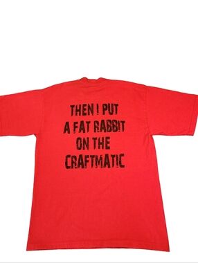 2 Chainz "I'm Different" Lyric T-Shirt  Red Size Large - Like New